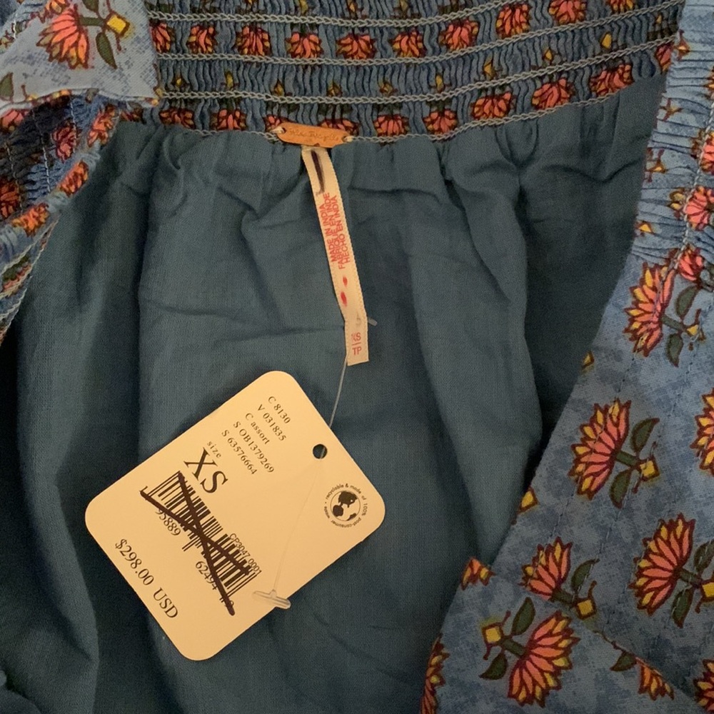 Free People x Cleobella Blue Lotus Midi Dress - Picture 14 of 15